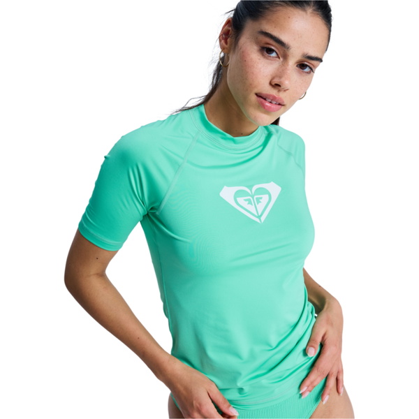 2026 Roxy Dames Whole Hearted Lycra-vest Met Korte Mouwen ERJWR03548 - Katydid